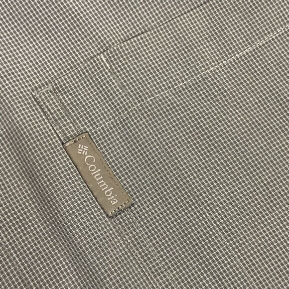 Vintage Y2K Columbia Performance Grey Button Down Shirt Long Sleeve Men's L - Picture 6 of 7